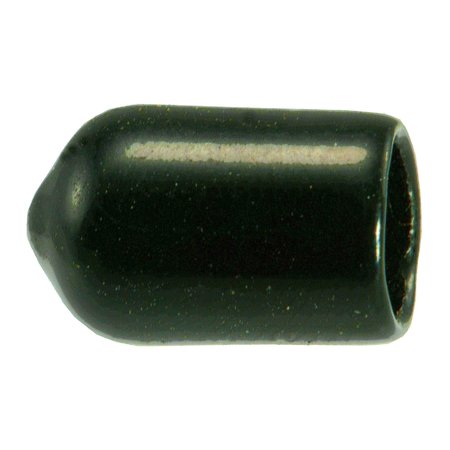 MIDWEST FASTENER 3/8" x 5/8" Black Vinyl Plastic Vacuum Caps 4PK 32756